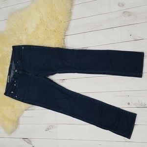 Adriano Goldschmied The Stevie Slim Straight Women's Blue Jeans Size 27 …